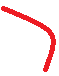 Нарисованная кривая линия